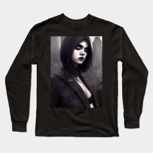 Goth Girl Long Sleeve T-Shirt